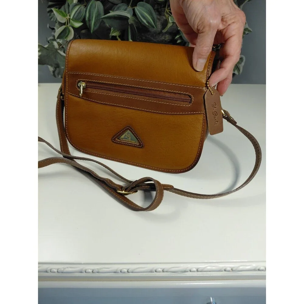 Yama Guchi  Vegan Leather Handbag Crossbody